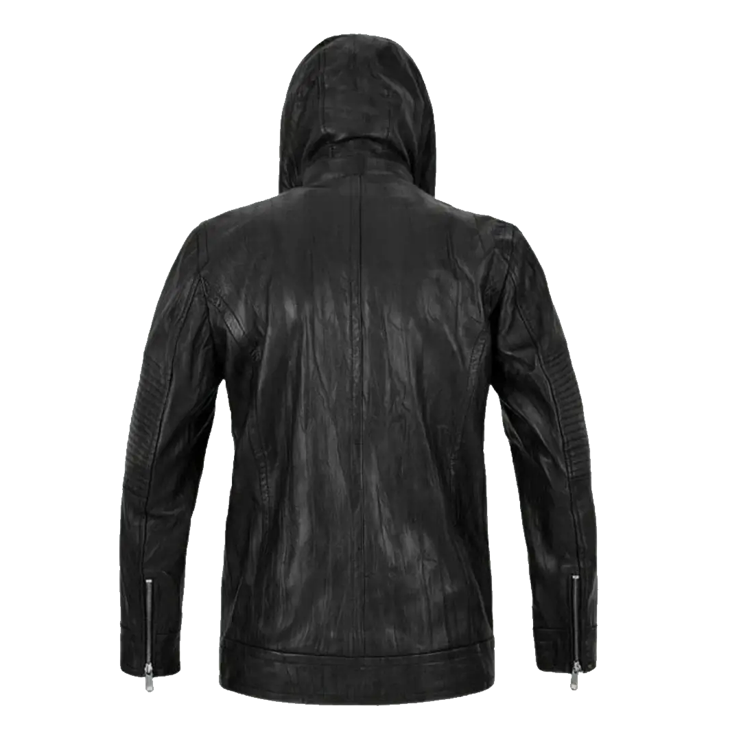 Mission Impossible Black Ghost Protocol Leather Jacket