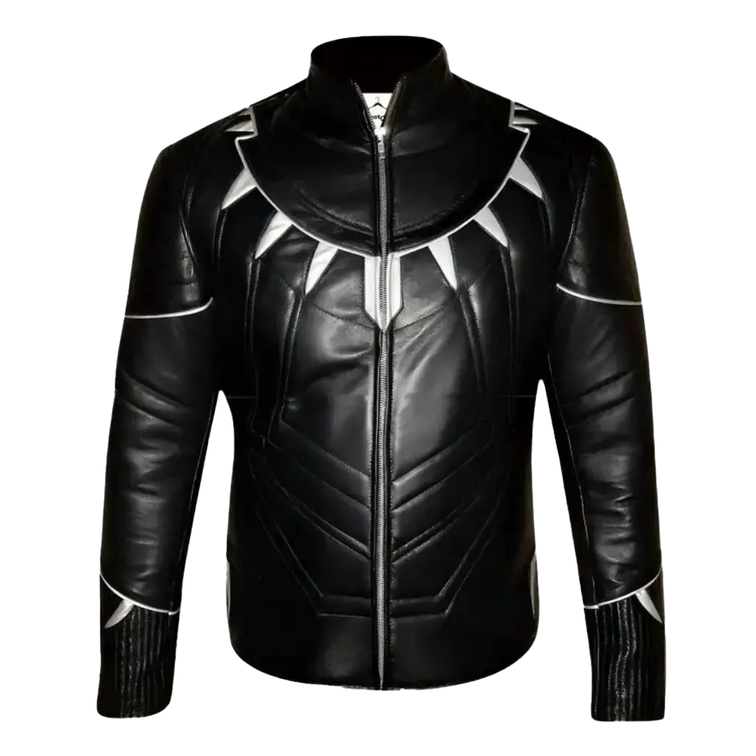 Chadwick Boseman Black Panther T’Challa Leather Jacket