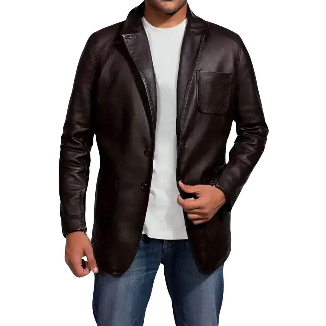 Fast and Furious 7 Jason Statham Leather Blazer