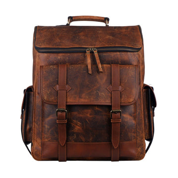 The Solar Flare Leather Backpack