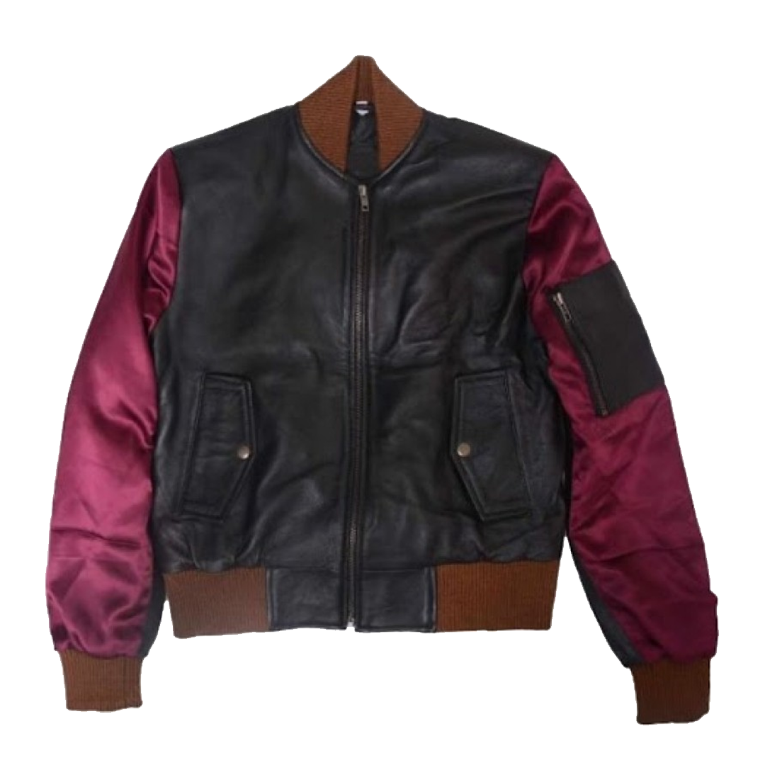 Deadpool 2 Domino Bomber Leather Jacket