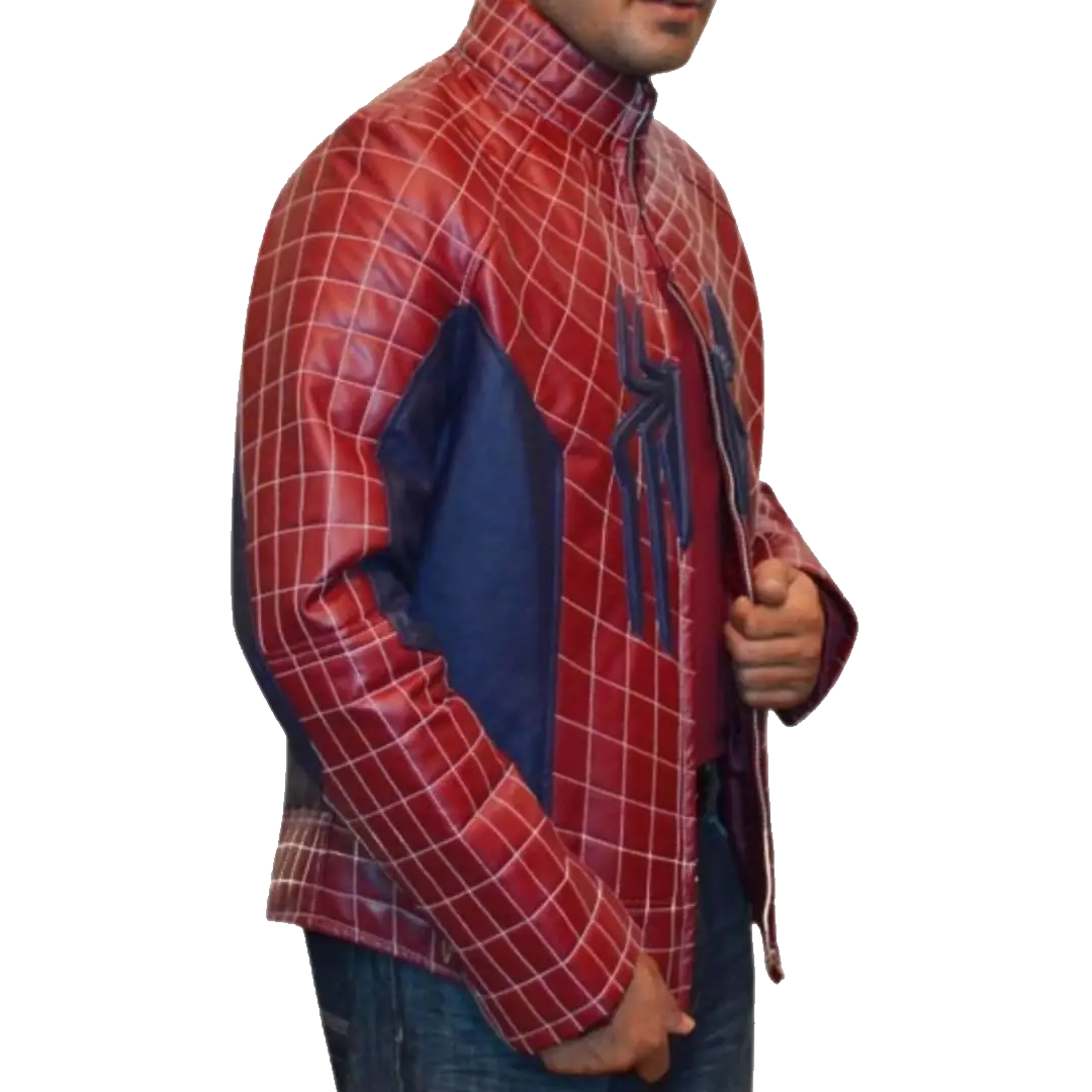 Andrew Garfield Spider Man Peter Parker Leather Jacket