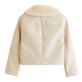 Women's Faux Shearling Leather Jacket-Women Shearling Jacket-Wayne Leather Jackets