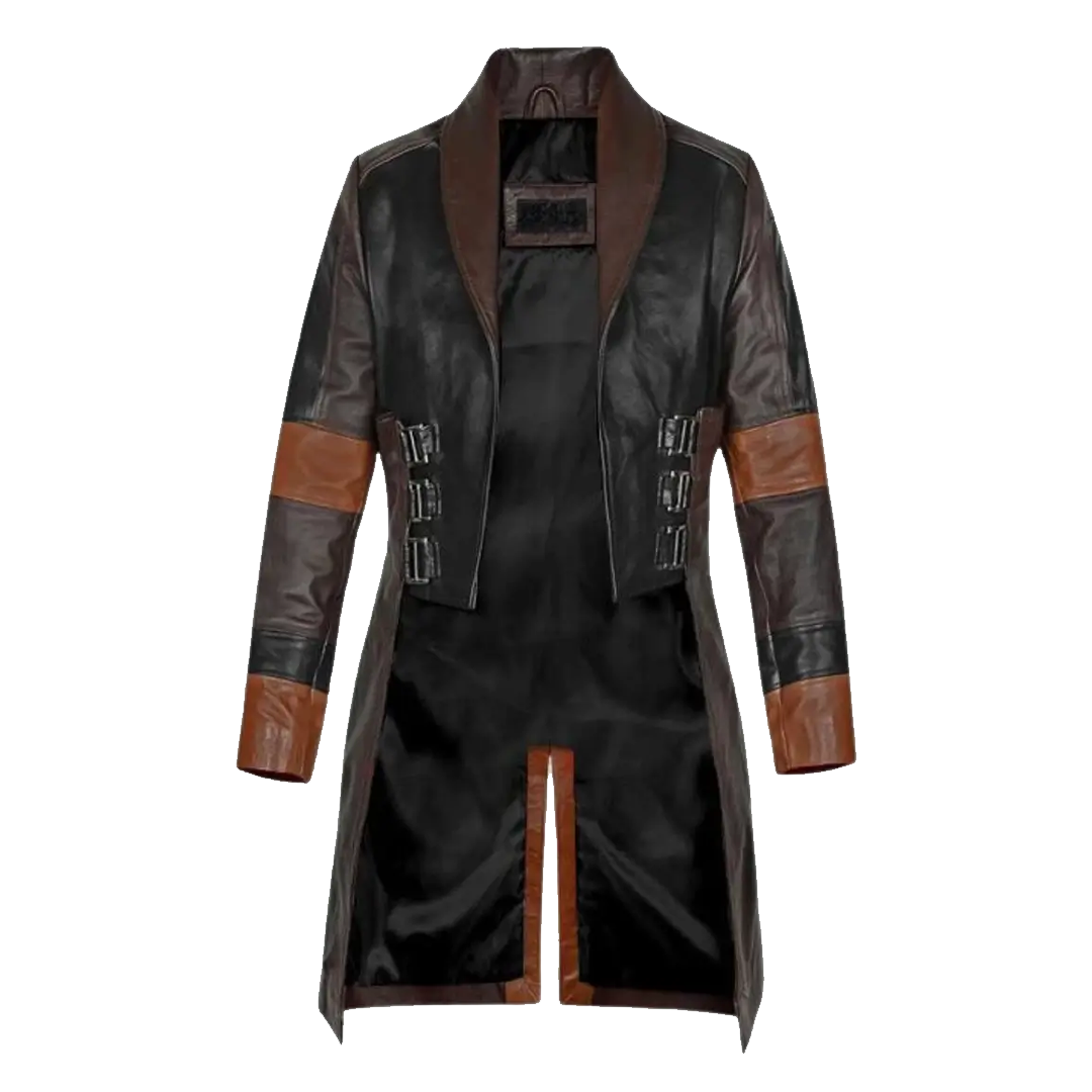 Guardians of the Galaxy 2 Gamora Leather Coat