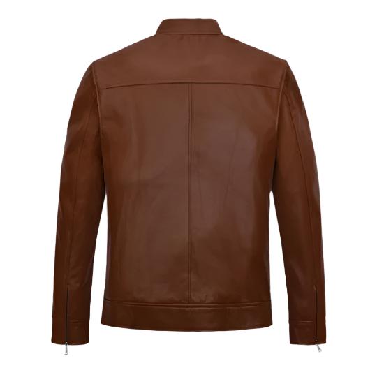 Men's Brown Oblivion Leather Jacket