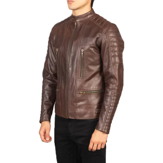 Men's Silhouette Original Leather Biker Jacket