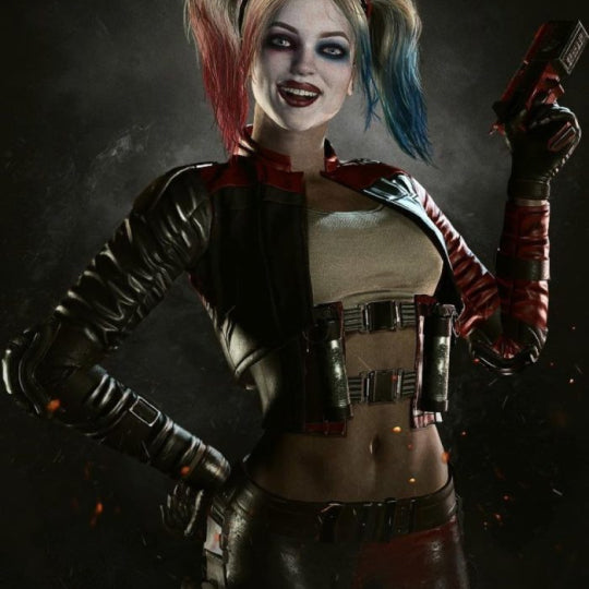 Harley Quinn Injustice 2 Leather Jacket