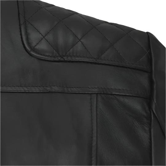 Men's Black Mirage Leather Jacket