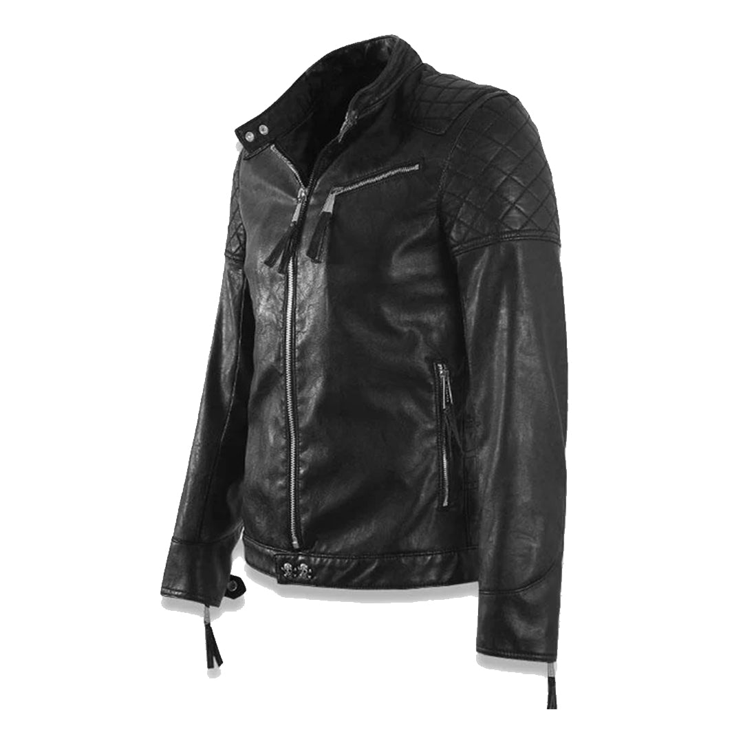 Men's Skull & Crossbones Leather Jacket