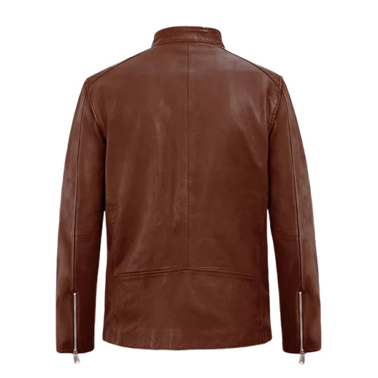 Men's Brown Eclipse Leather Jacket