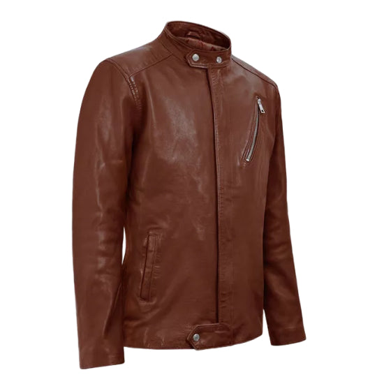 Men's Brown Eclipse Leather Jacket