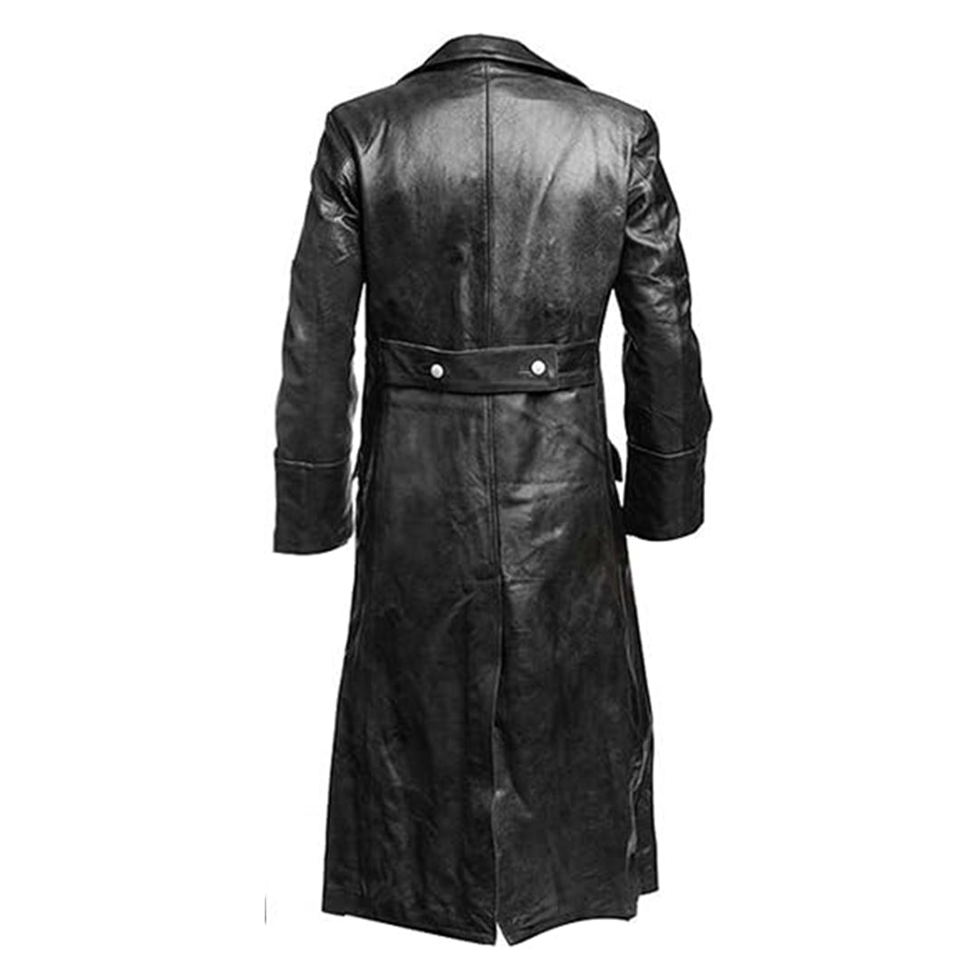 Men's WW2 Classic Officer Leather Coat