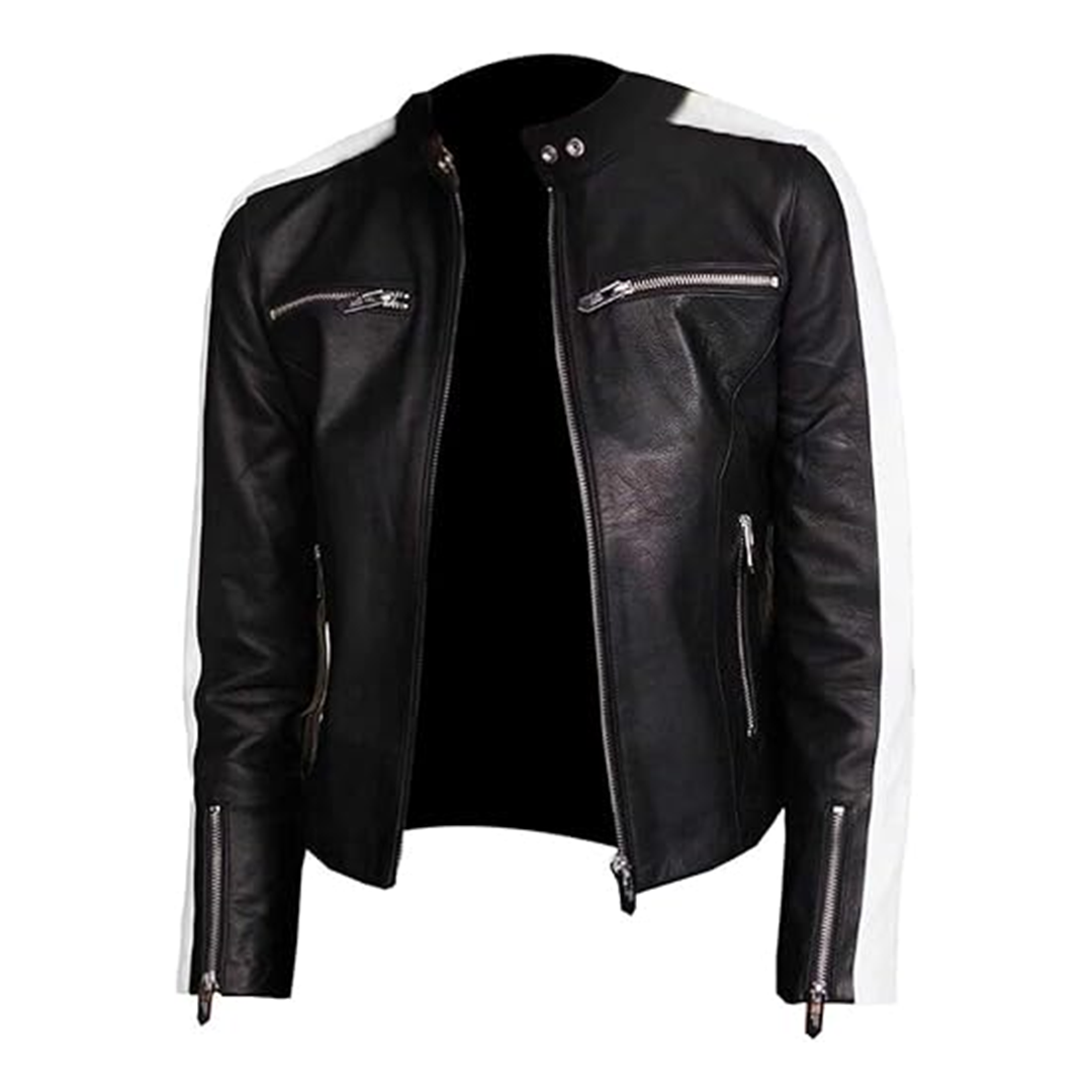 Women's Mighty Company Biker Leather Jacket