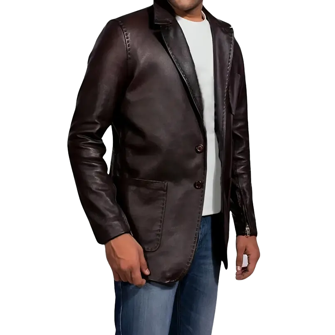 Fast and Furious 7 Jason Statham Leather Blazer