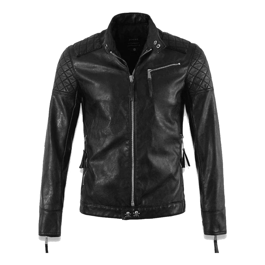 Men's Skull & Crossbones Leather Jacket