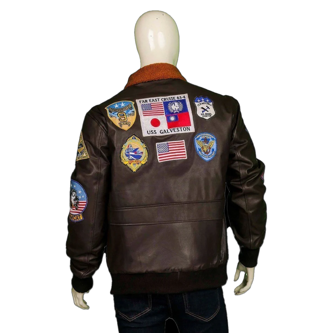 Top Gun Tom Cruise G1 Flight Maverick Leather Jacket