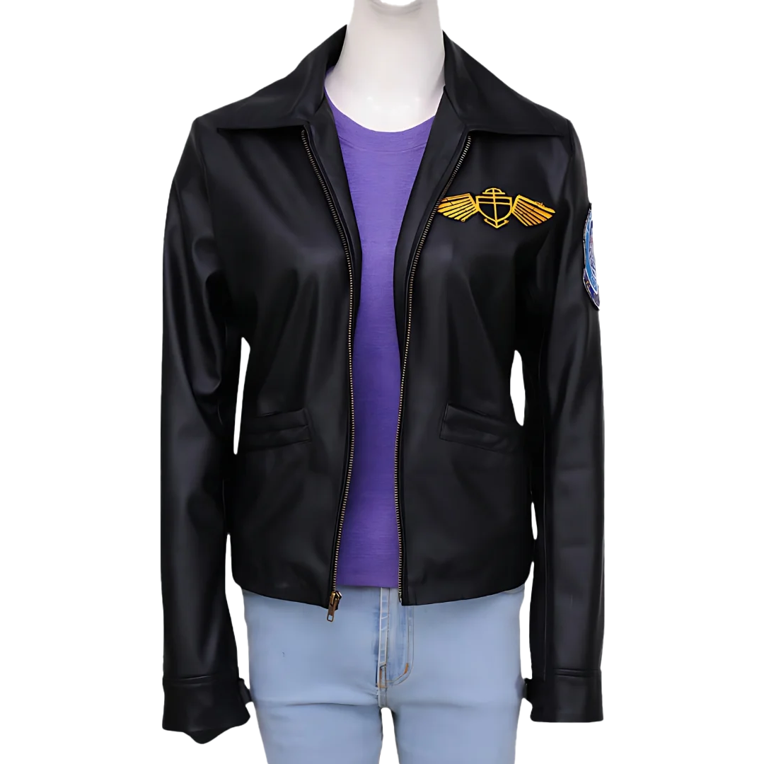 Top Gun Black Charlie Leather Jacket