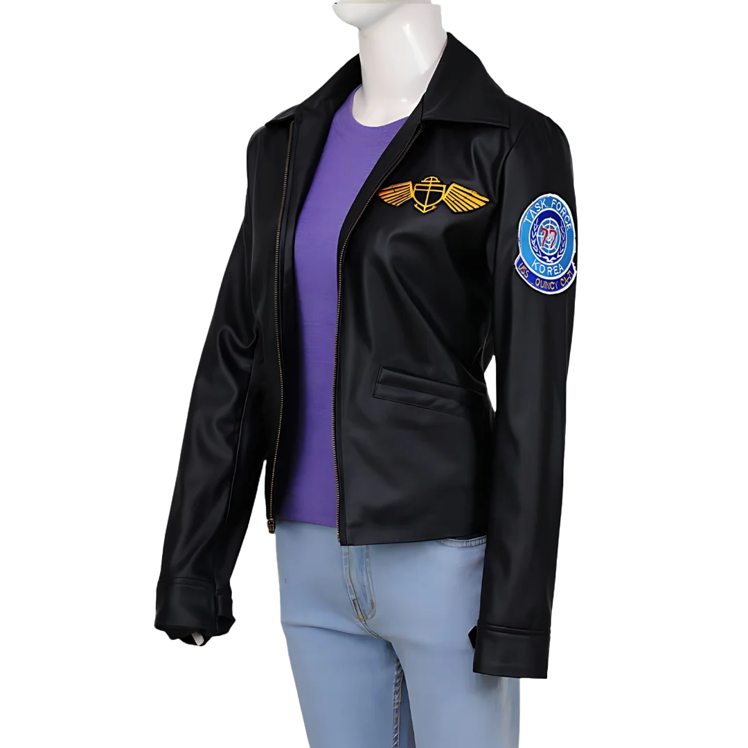 Top Gun Black Charlie Leather Jacket