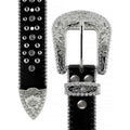 Western Bling Cross Symbol Rhinestone Belt-Belts-The Rhinestone Belts