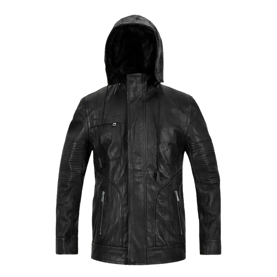 Mission Impossible Black Ghost Protocol Leather Jacket