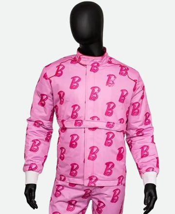 Barbie Beach Ken Pink Leather Jacket