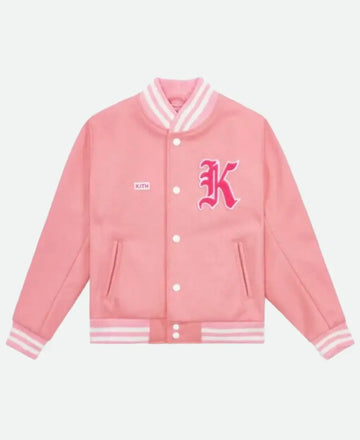 Barbie Light Pink Varsity Jacket
