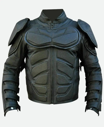 Batman Bruce Wayne Leather Motorcycle Jacket