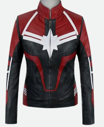 Brie Larson Captain Marvel Leather Jacket