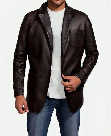 Fast and Furious 7 Jason Statham Leather Blazer