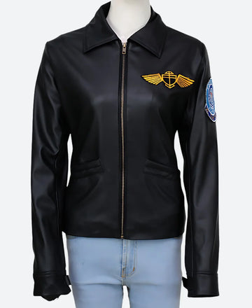 Top Gun Black Charlie Leather Jacket