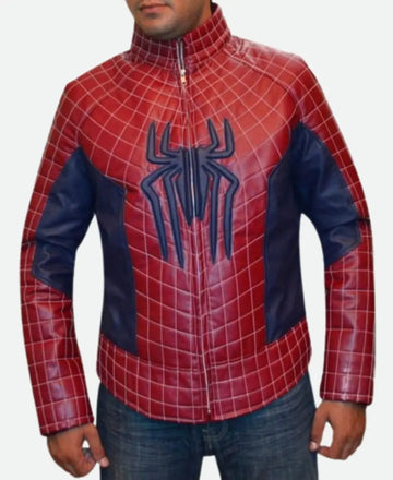 Andrew Garfield Spider Man Peter Parker Leather Jacket