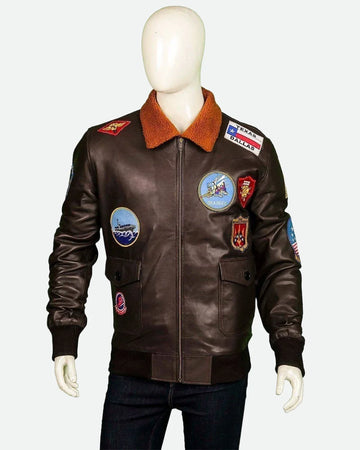 Top Gun Tom Cruise G1 Flight Maverick Leather Jacket