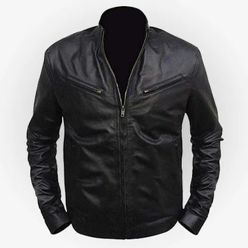 Fast And Furious 6 Vin Diesel Black Leather Jacket