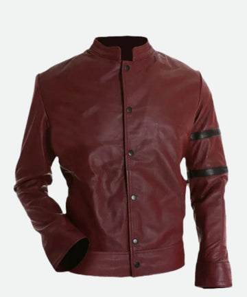Fast And Furious Vin Diesel Red Leather Jacket